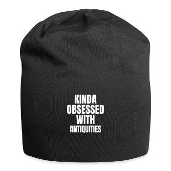 UN PEU OBSÉDÉ PAR LA COLLECTION D’ANTIQUITÉS - Bonnet en jersey - noir - Devant