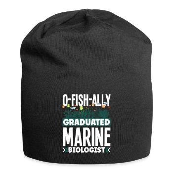Marine Biology Marine Biologist Science Ofishally - Jersey-Beanie - Schwarz - Vorne
