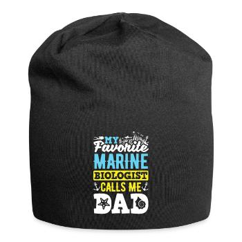 Marine Biology Science My Favorite Marine - Jersey-Beanie - Schwarz - Vorne