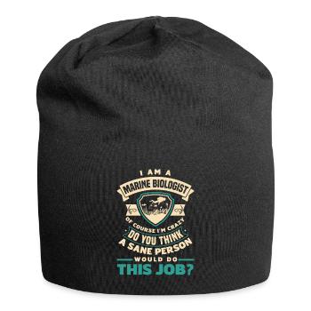 Marine Biology Marine Biologist Science Of Course - Jersey-Beanie - Schwarz - Vorne