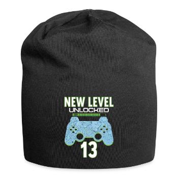 13 Years old 13 birthday outfit Gamer Gaming - Jersey Beanie - black - Front