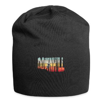 Descente VTT Nature Montagnes Retro Wave Vintage - Bonnet en jersey - noir - Devant