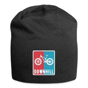Downhill Mountain Bike MTB RetroVintage - Jersey Beanie - black - Front