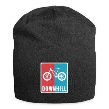 Downhill Mountain Bike MTB RetroVintage - Jersey Beanie - charcoal grey - Front