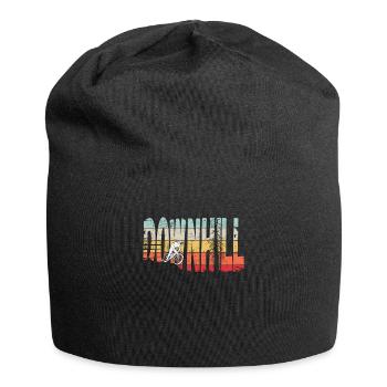 Descente VTT Nature Montagnes Retro Wave Vintage - Bonnet en jersey - noir - Devant