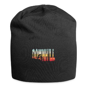 Descente VTT Nature Montagnes Retro Wave Vintage - Bonnet en jersey - noir - Devant