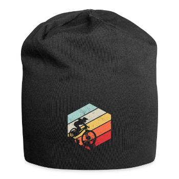 Descente VTT Nature Montagnes Retro Wave Vintage - Bonnet en jersey - noir - Devant