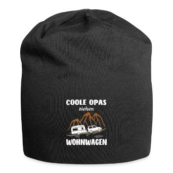 Wohnwagen Opa - Jersey-Beanie - Schwarz - Vorne