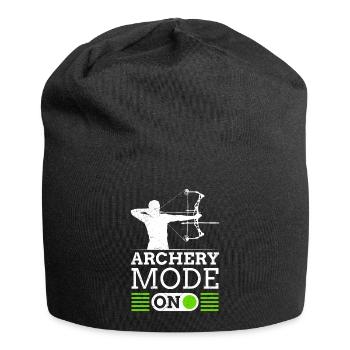 Archery Mode On Bogenschießen Compoundbogen - Jersey-Beanie - Schwarz - Vorne