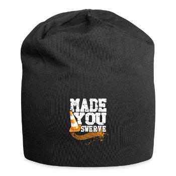 Hat dich dazu gebracht, Autocross Racing Cone - Ghetto auszuweichen - Jersey-Beanie - Schwarz - Vorne