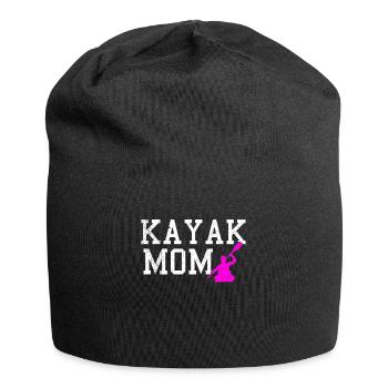 Kayak mom - Jersey Beanie - black - Front