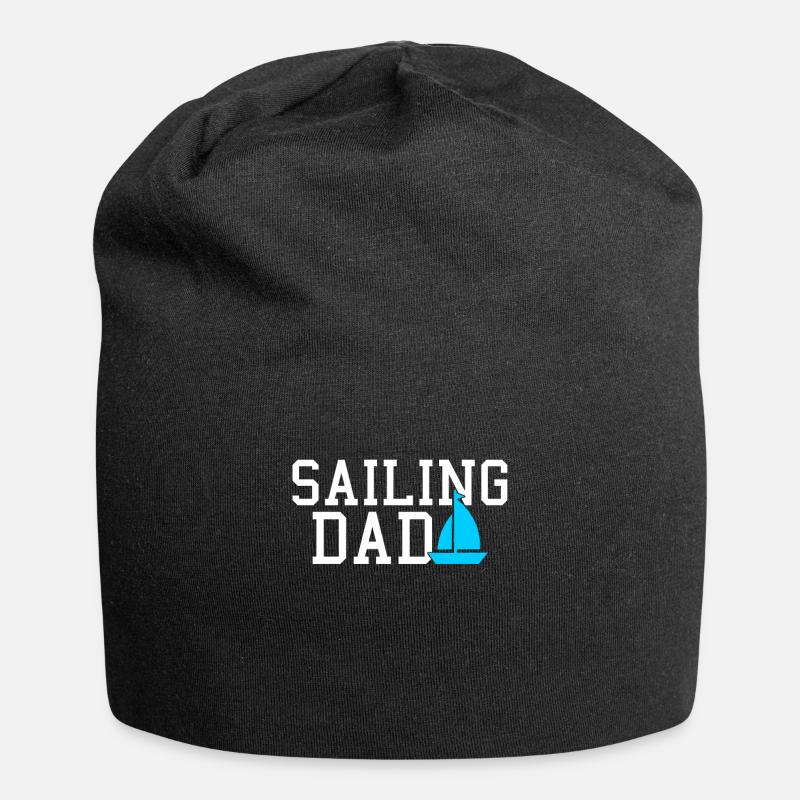 sailing dad - Jersey-Beanie - Schwarz
