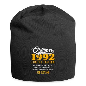 30 Jahre Oldtimer 1992 Jahrgang Geburtstag - Jersey-Beanie - Schwarz - Vorne