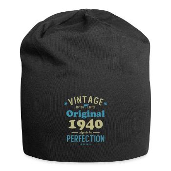 Cadeau D'anniversaire 1940 Rétro Vintage 1940 - Bonnet en jersey - noir - Devant