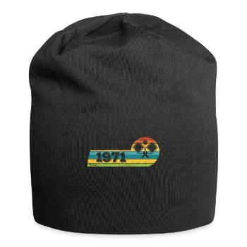 Pickleball-Spieler Jahrgang 1971 Geburtstag Game - Jersey-Beanie - Schwarz - Vorne
