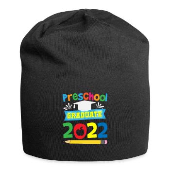 Preschool Graduate Pre-K Graduation Elementary - Jersey Beanie - black - Front