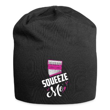 Squeeze Me Music Polka - Jersey Beanie - black - Front