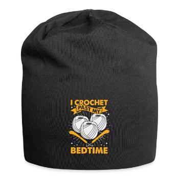 Funny Crochet Crochet Gift - Jersey Beanie - black - Front