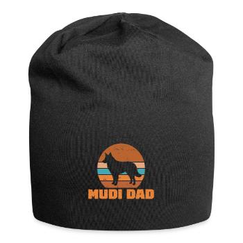 Mudi Dad - Jersey-Beanie - Schwarz - Vorne