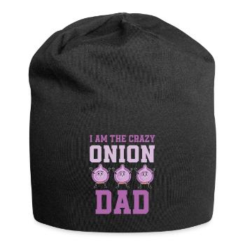 Crazy Onion Dad - Jersey Beanie - black - Front
