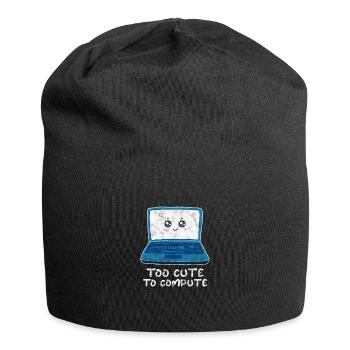 Computer Nerd PC Programmer Computer Science Gift - Jersey Beanie - black - Front