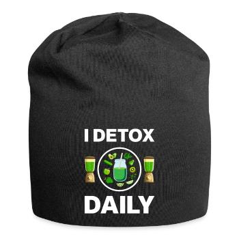 i detox daily - Jersey Beanie - black - Front