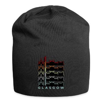 Scotland proud glasgow gift - Jersey Beanie - black - Front