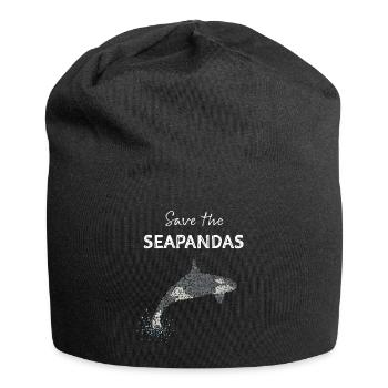 Orka Killer Whale Killer Whale Killer Whale - Jersey Beanie - black - Front