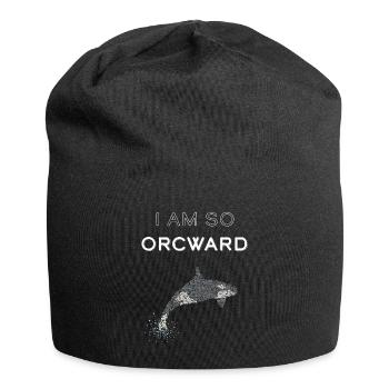 Killer Whale Killer Whale Killer Whale Orka - Jersey Beanie - black - Front