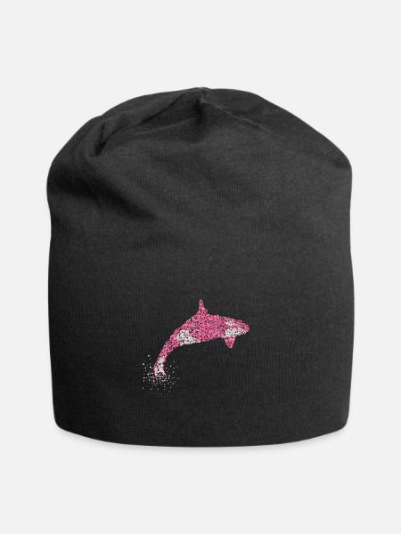 Killer Whale Killer Whale Killer Whale Orka - Jersey Beanie - black
