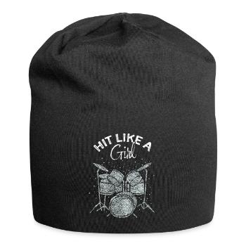 Batteur Drumsticks Drums - Bonnet en jersey - noir - Devant