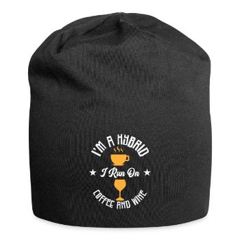 Coffee Wine Hybrid Alcohol Coffee Addict - Jersey Beanie - black - Front