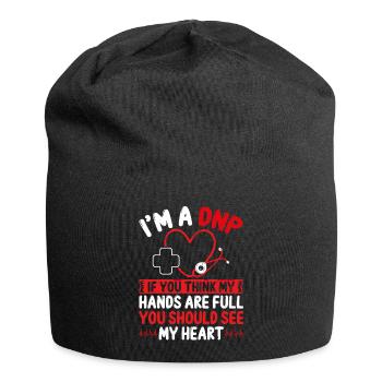 DNP Nurse DNP Graduation Doctor DNP Degree - Jersey Beanie - black - Front