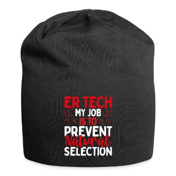 Emergency Room Nurse ER Technician ER Nurse - Jersey Beanie - black - Front