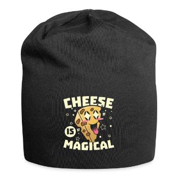 Cheese is magical Cheesy Cheese Foodie Dairy Life - Jersey Beanie - black - Front
