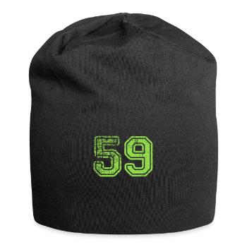 pedeset devet green number - Jersey-Beanie - Schwarz - Vorne