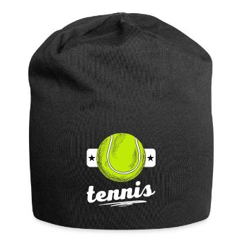 Tennis Balle de Tennis sport - Bonnet en jersey - noir - Devant