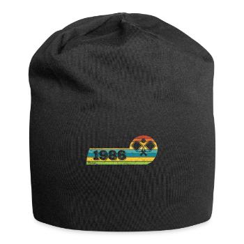 Pickleball-Spieler Jahrgang 1986 Geburtstag Game - Jersey-Beanie - Schwarz - Vorne