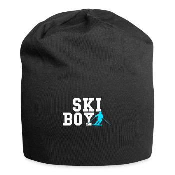 ski boy - Jersey-Beanie - Schwarz - Vorne