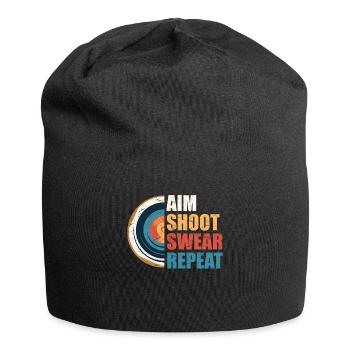AimIng Shooting Swearing Target - Jersey Beanie - black - Front