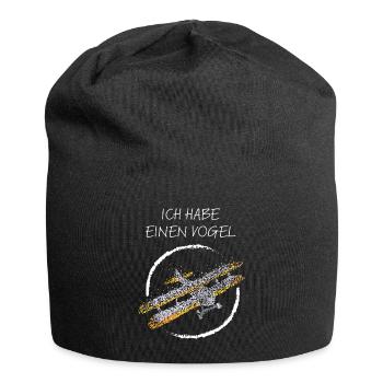 Modellflieger Modellbau Modellbauer - Jersey-Beanie - Schwarz - Vorne