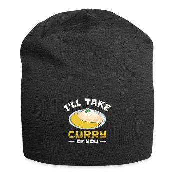 Curry Cuisine sud-asiatique Indian FoodIe - Bonnet en jersey - charbon - Devant