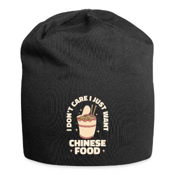 Cuisine asiatique Cuisine chinoise Fan Noodle Foodie - Bonnet en jersey - noir - Devant