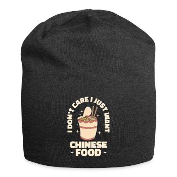 Cuisine asiatique Cuisine chinoise Fan Noodle Foodie - Bonnet en jersey - charbon - Devant