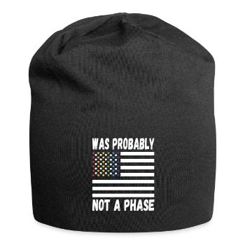 LGBTQ Pride Rainbow was probably not a phase after all - Jersey Beanie - black - Front