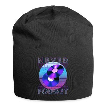 Never Forget Retro 80s 90s Nostalgia - Jersey Beanie - black - Front