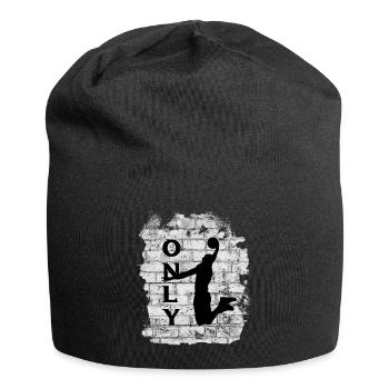BASKET-BALL - Bonnet en jersey - noir - Devant