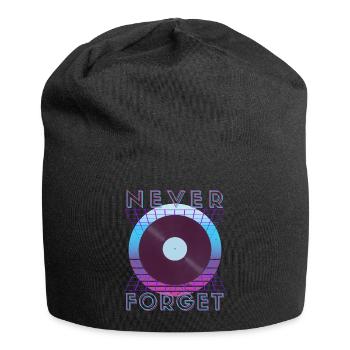 Never Forget Retro 80s 90s Nostalgia - Jersey Beanie - black - Front
