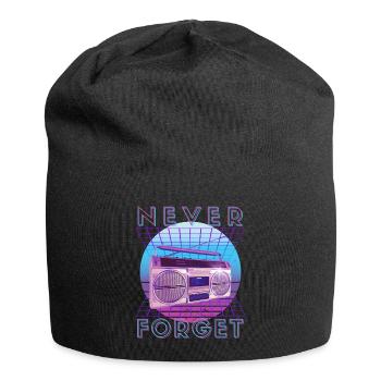 Never Forget Retro 80s 90s Nostalgia - Jersey Beanie - black - Front