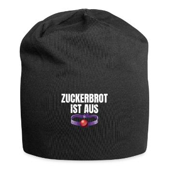 Zuckerbrot ist aus schwarzer Humor, die gute Zeit - Jersey-Beanie - Schwarz - Vorne